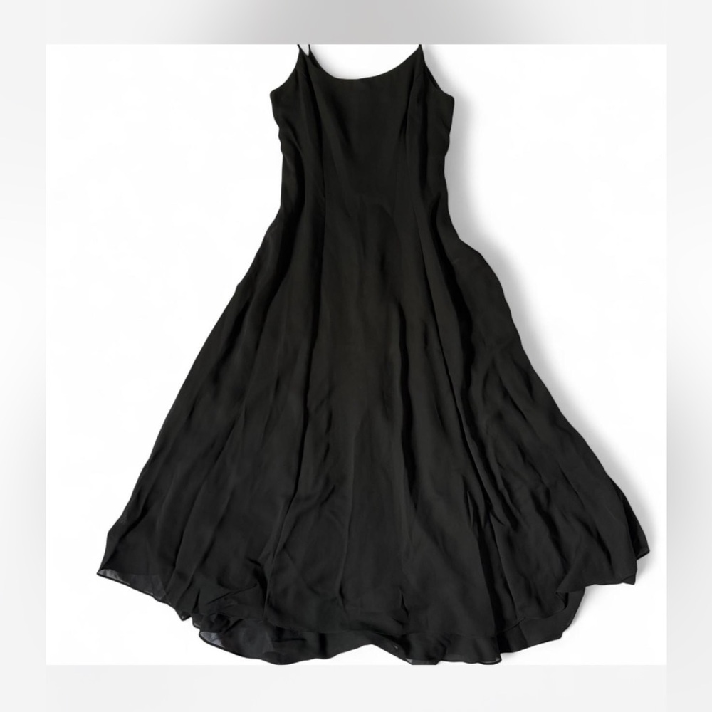 Chic Vintage Black Maxi Dress